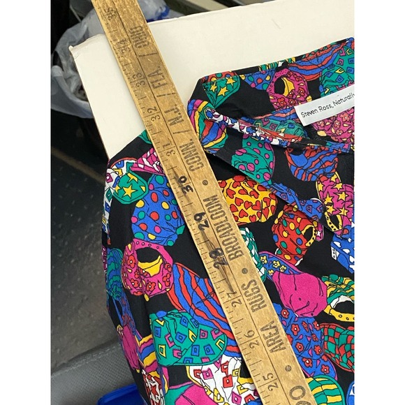 VINTAGE STEVEN ROSS NATURALLY 1990'S MEN'S SHIRT 3XL MULTI COLOR BASEBALL CAP - Picture 3 of 11